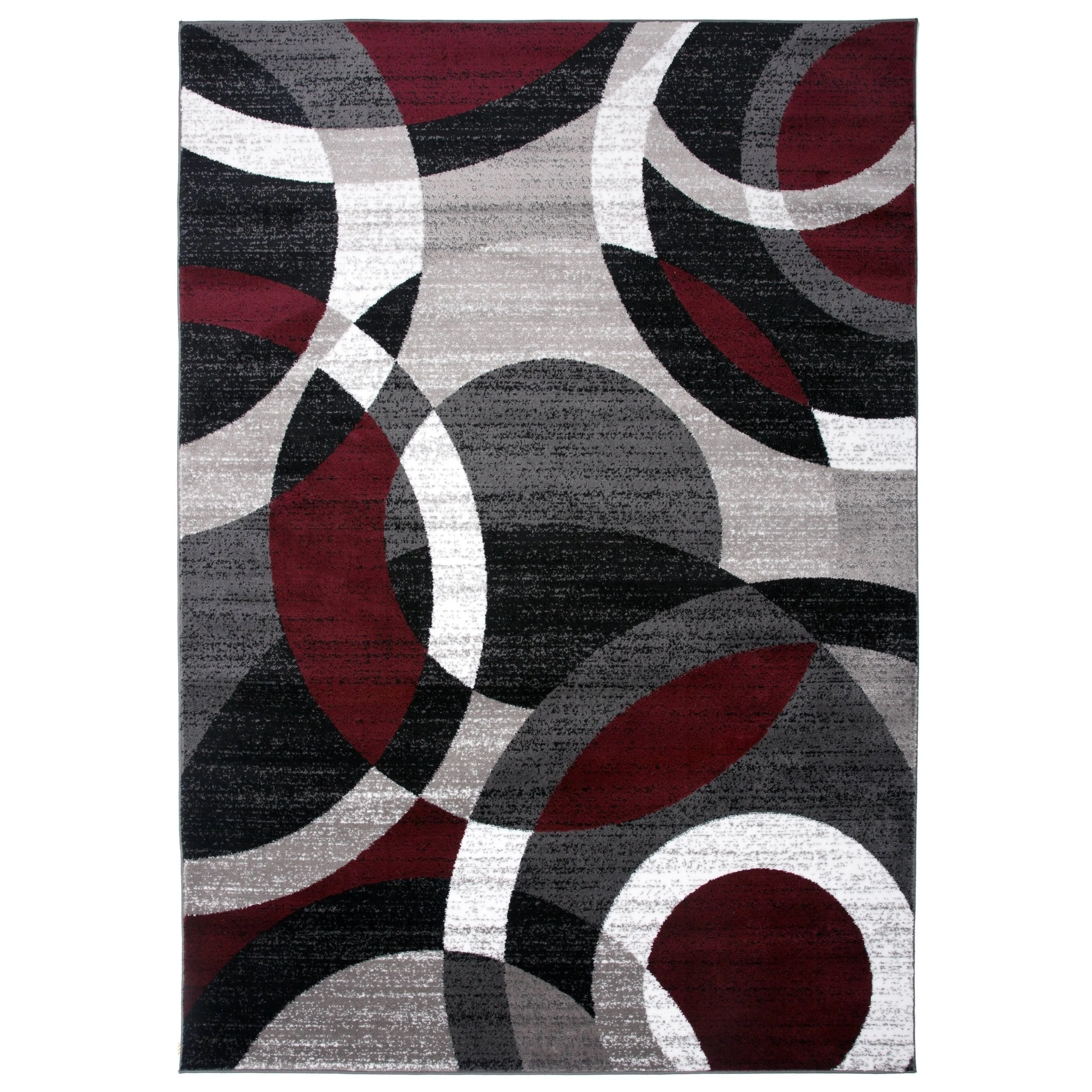 World Rug Gallery Geometric Circles Area Rug