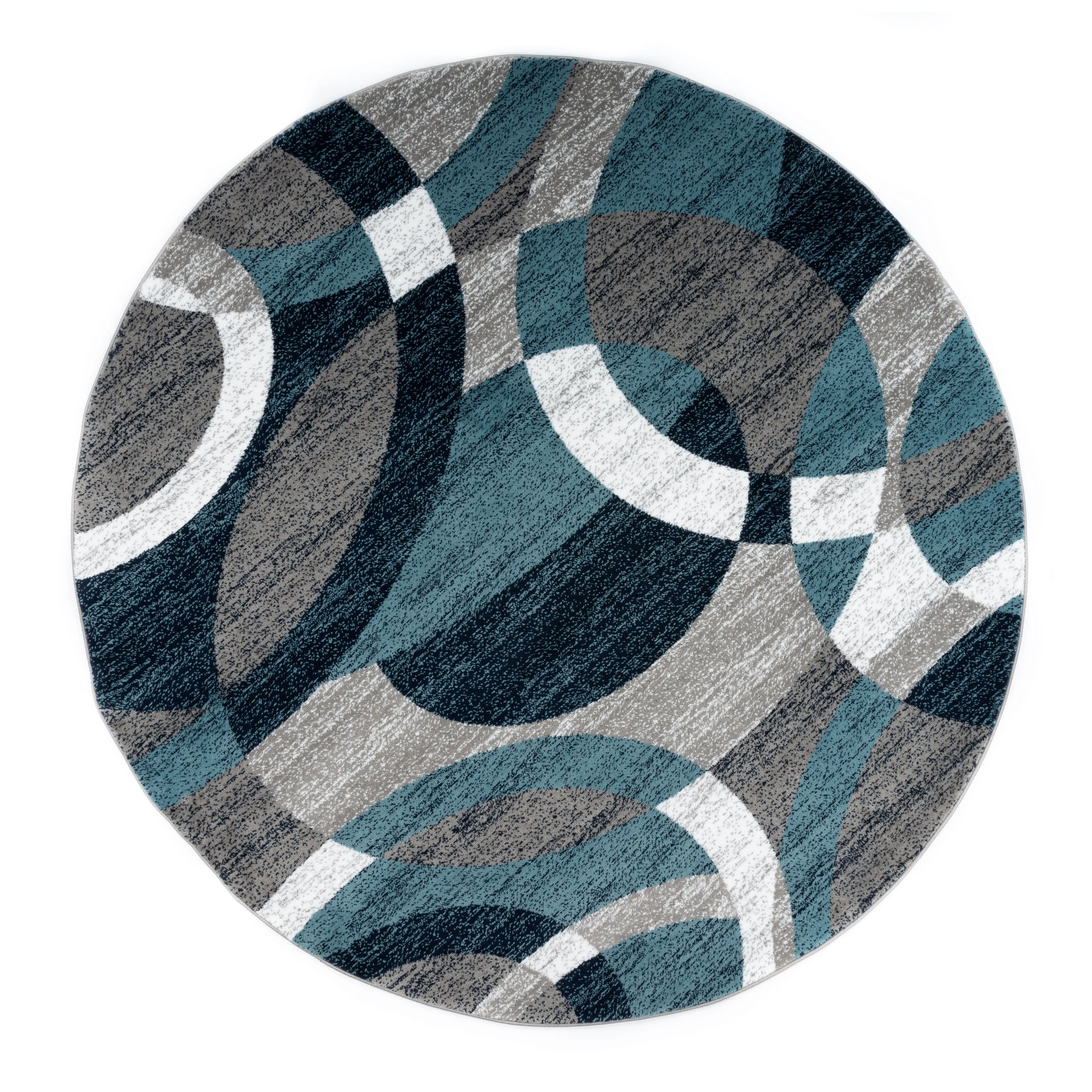 World Rug Gallery Geometric Circles Area Rug