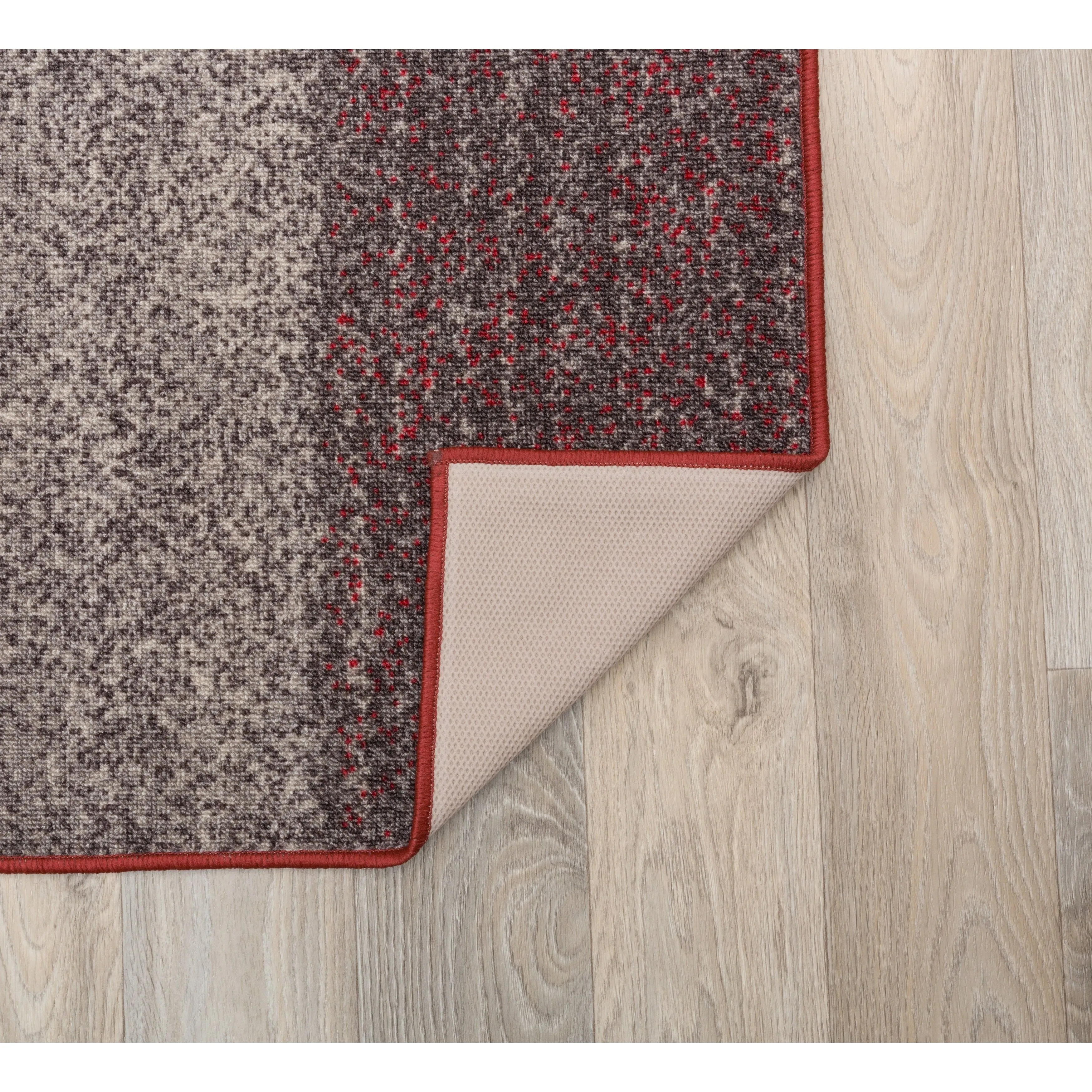 World Rug Gallery Modern Boxes Design Non-slip (Non-skid) Area Rug