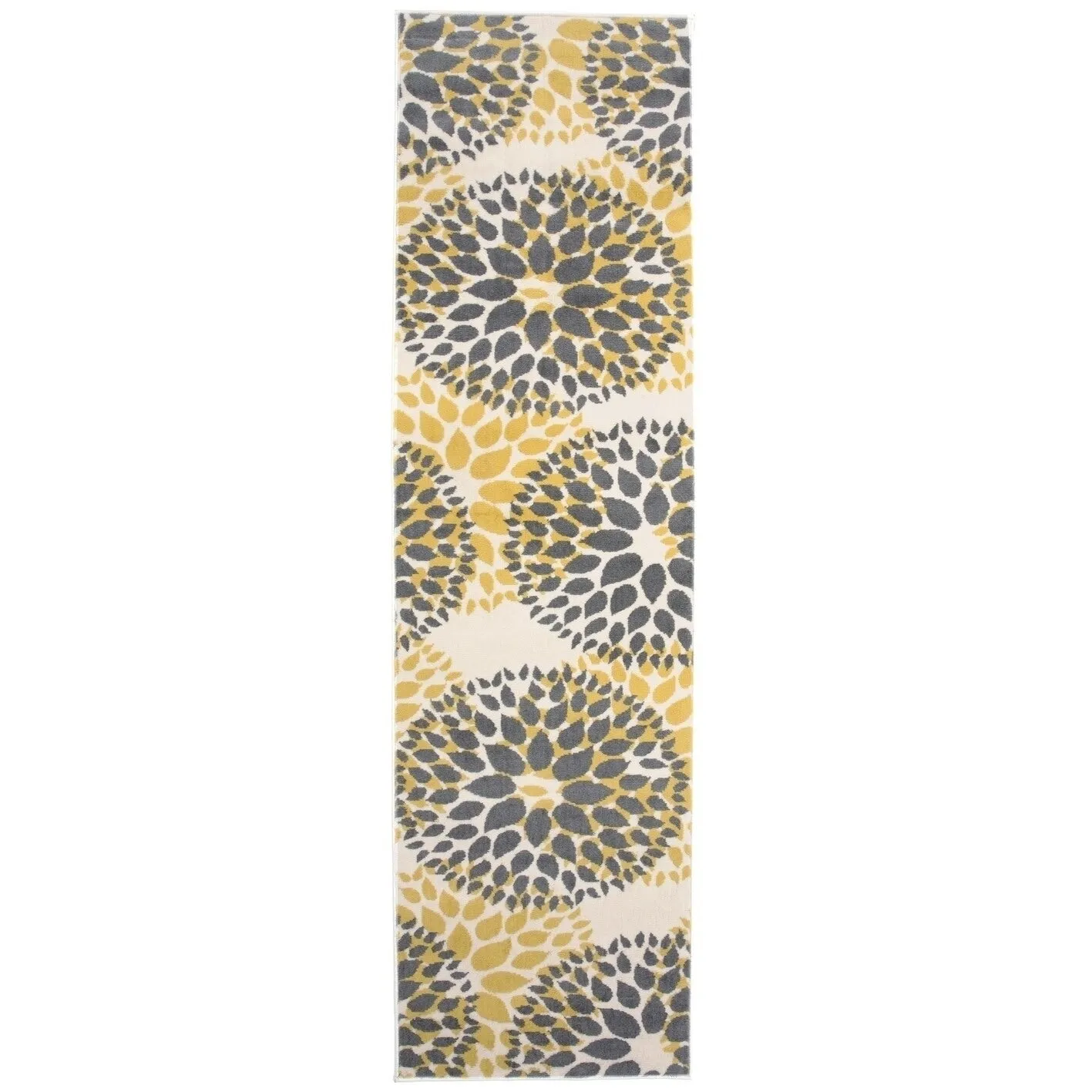 World Rug Gallery Modern Floral Circles Area Rug