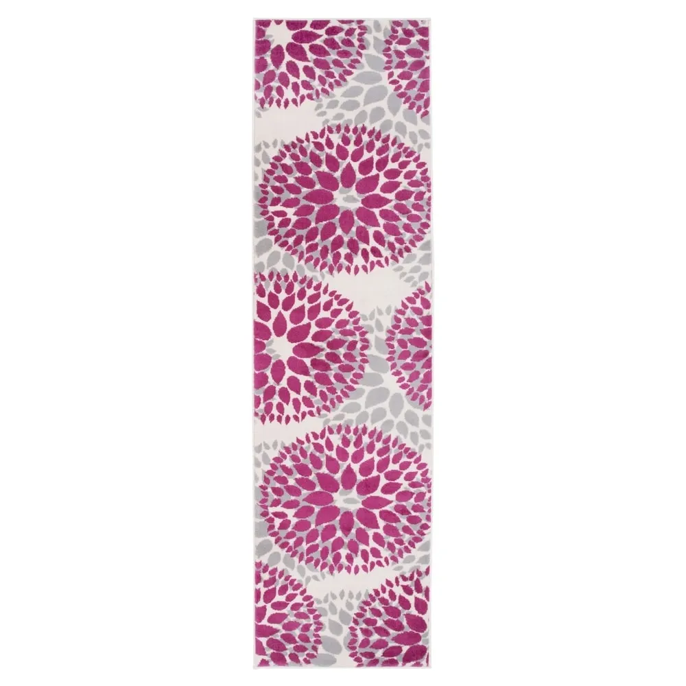 World Rug Gallery Modern Floral Circles Area Rug