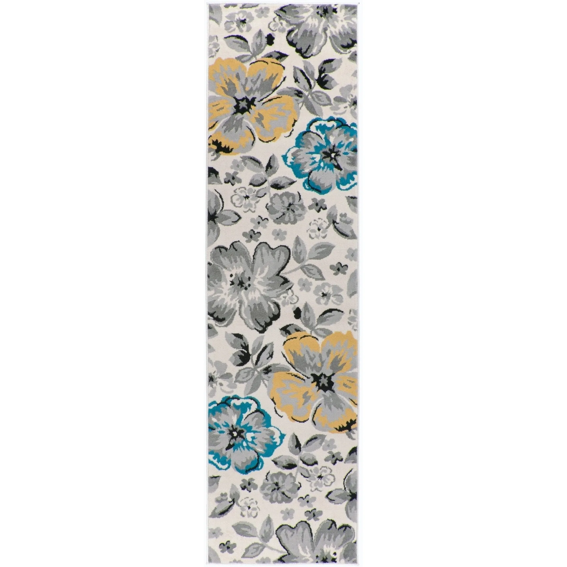 World Rug Gallery Modern Floral Design Area Rug