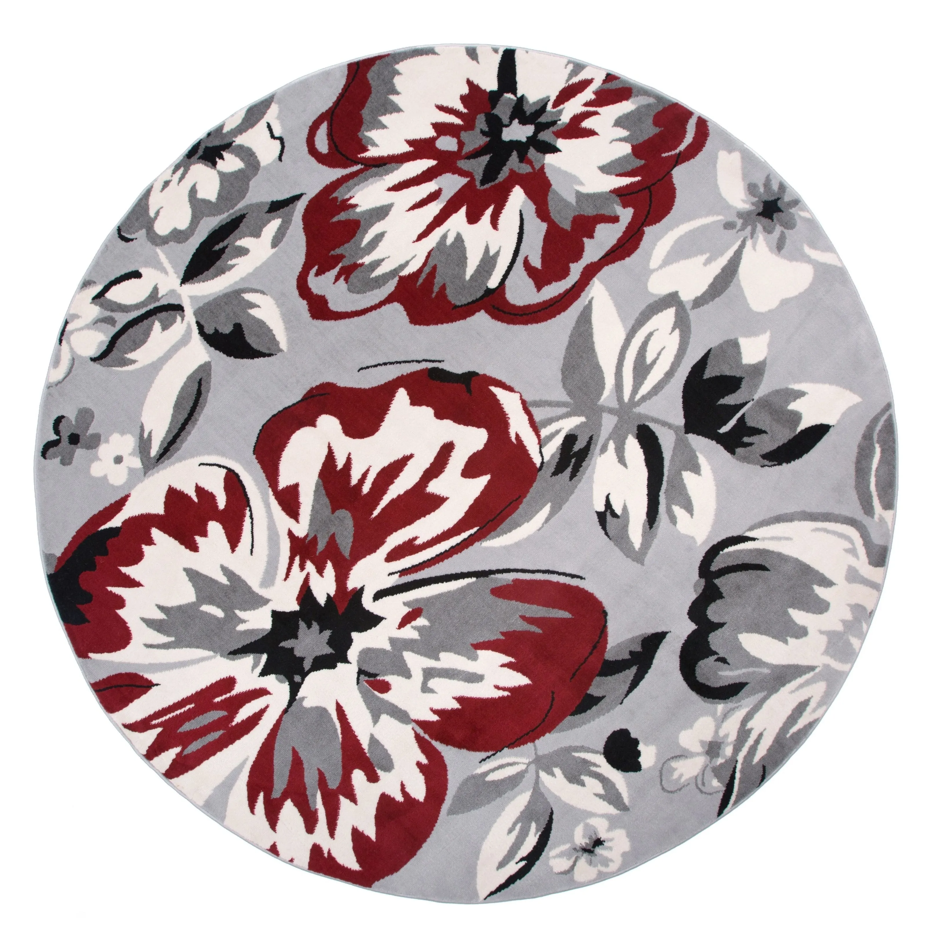 World Rug Gallery Modern Floral Design Area Rug