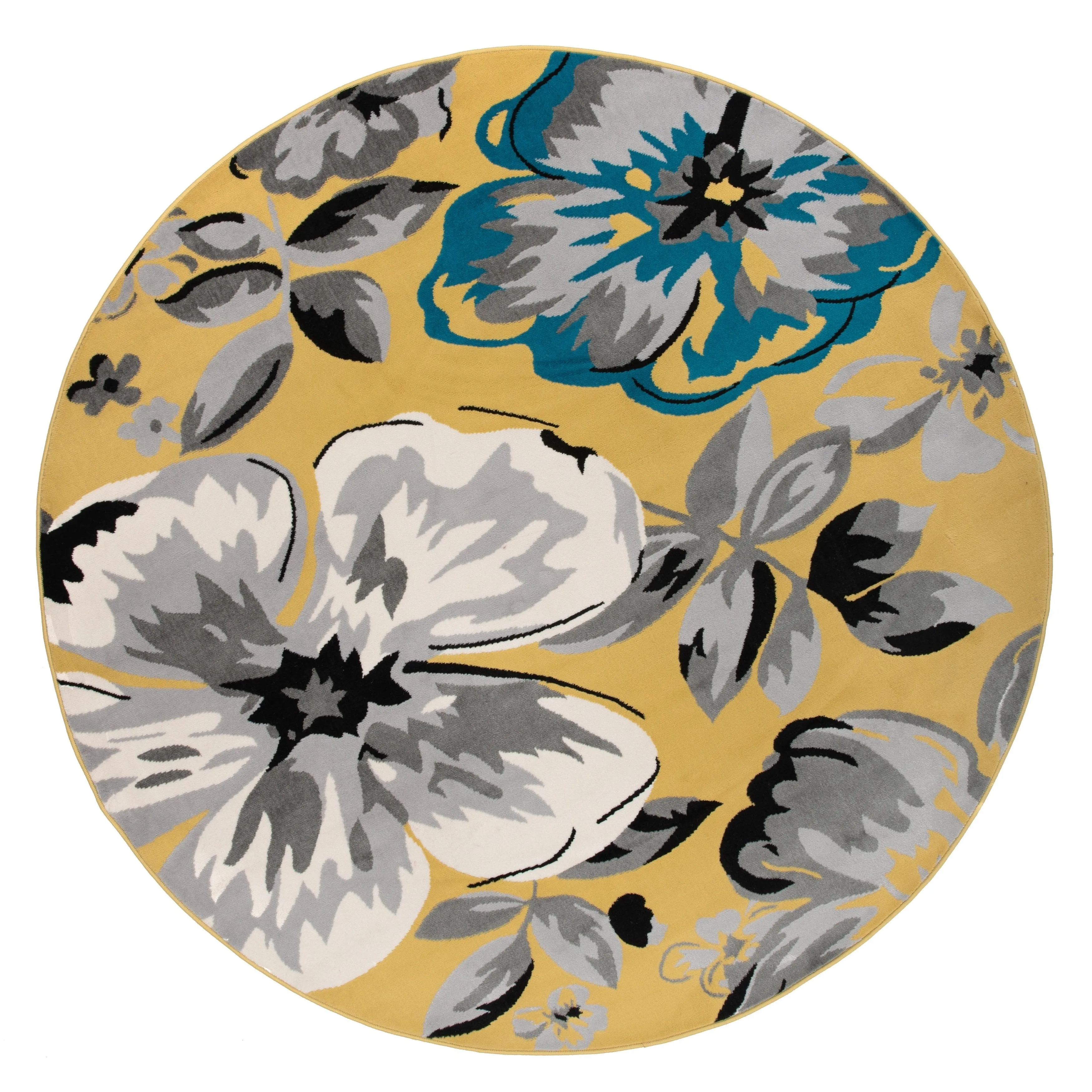 World Rug Gallery Modern Floral Design Area Rug