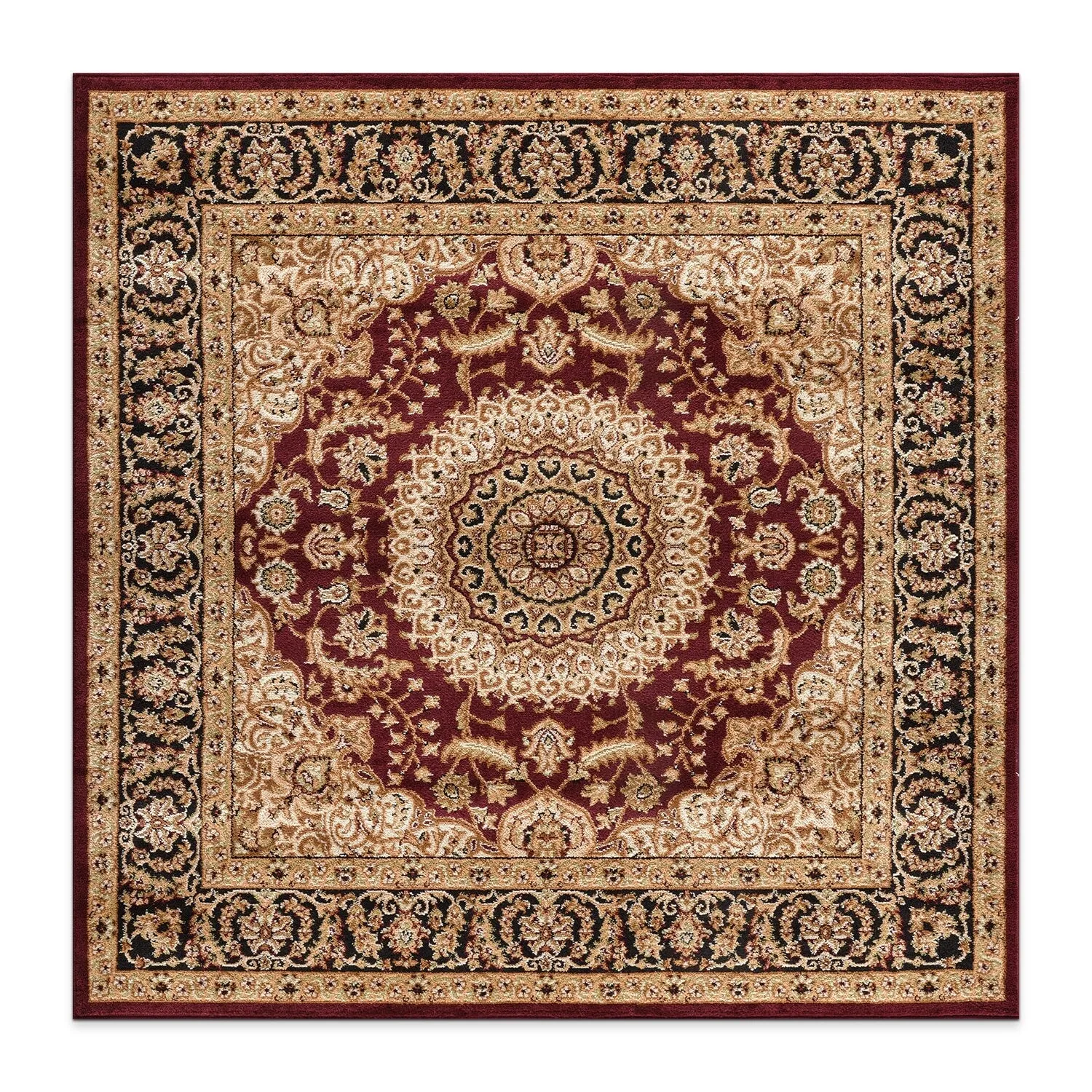World Rug Gallery Traditional Oriental Medallion Area Rug