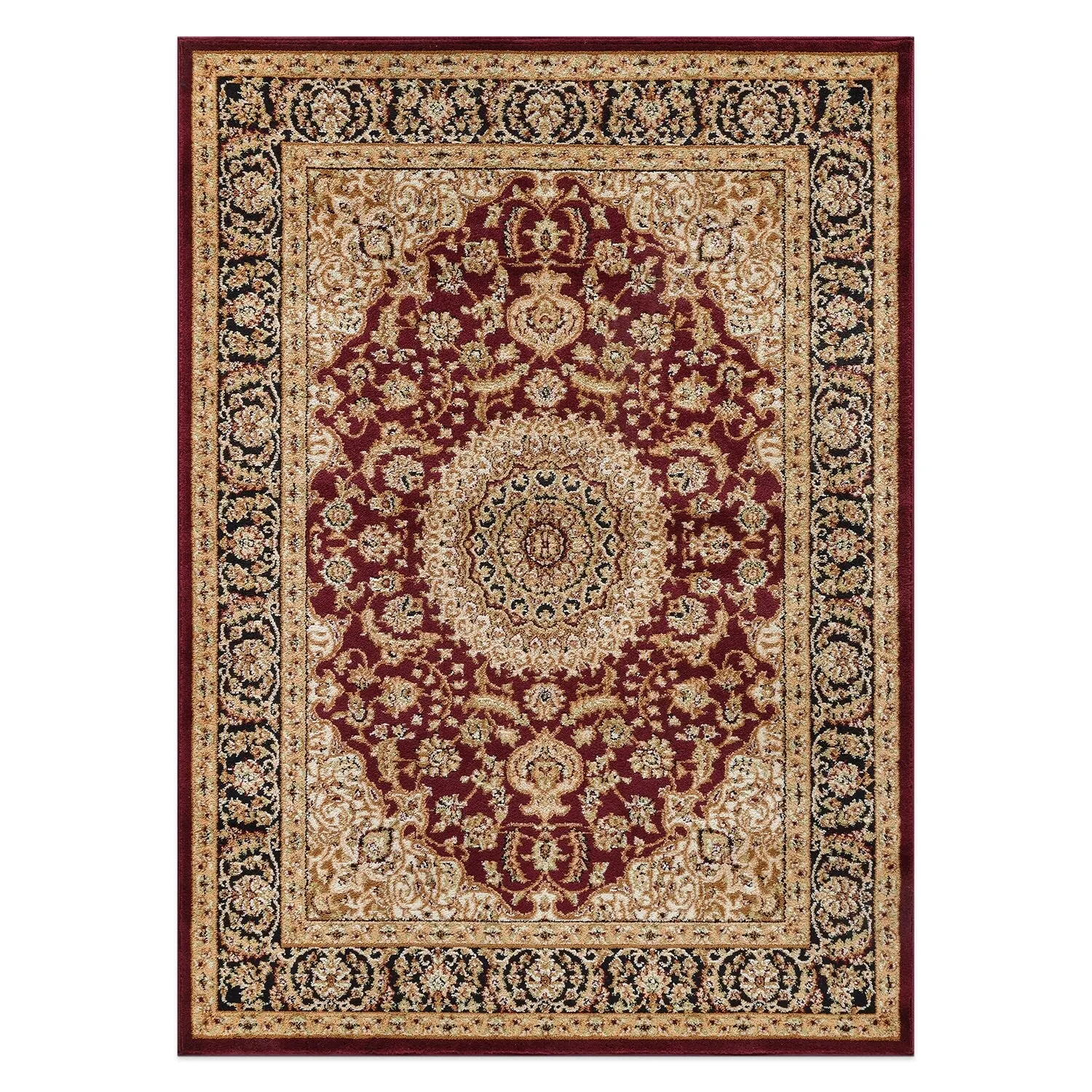 World Rug Gallery Traditional Oriental Medallion Area Rug