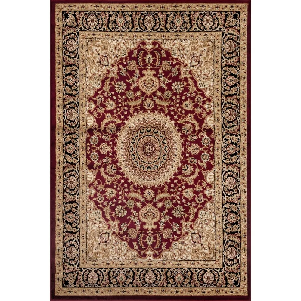World Rug Gallery Traditional Oriental Medallion Area Rug
