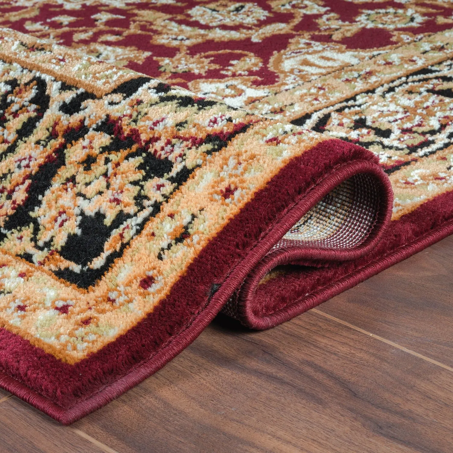 World Rug Gallery Traditional Oriental Medallion Area Rug