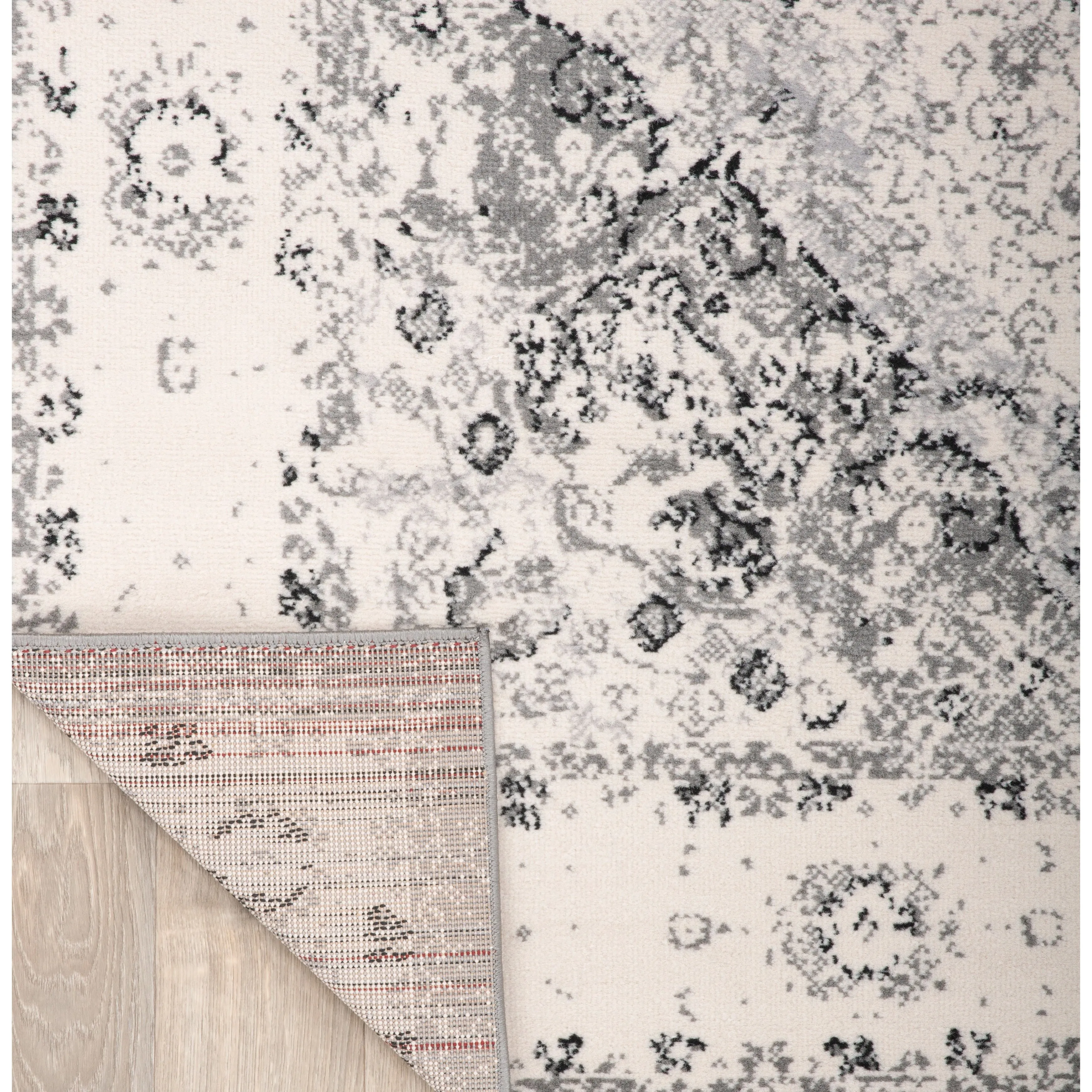 World Rug Gallery Vintage Oriental Distressed Medallion Rug