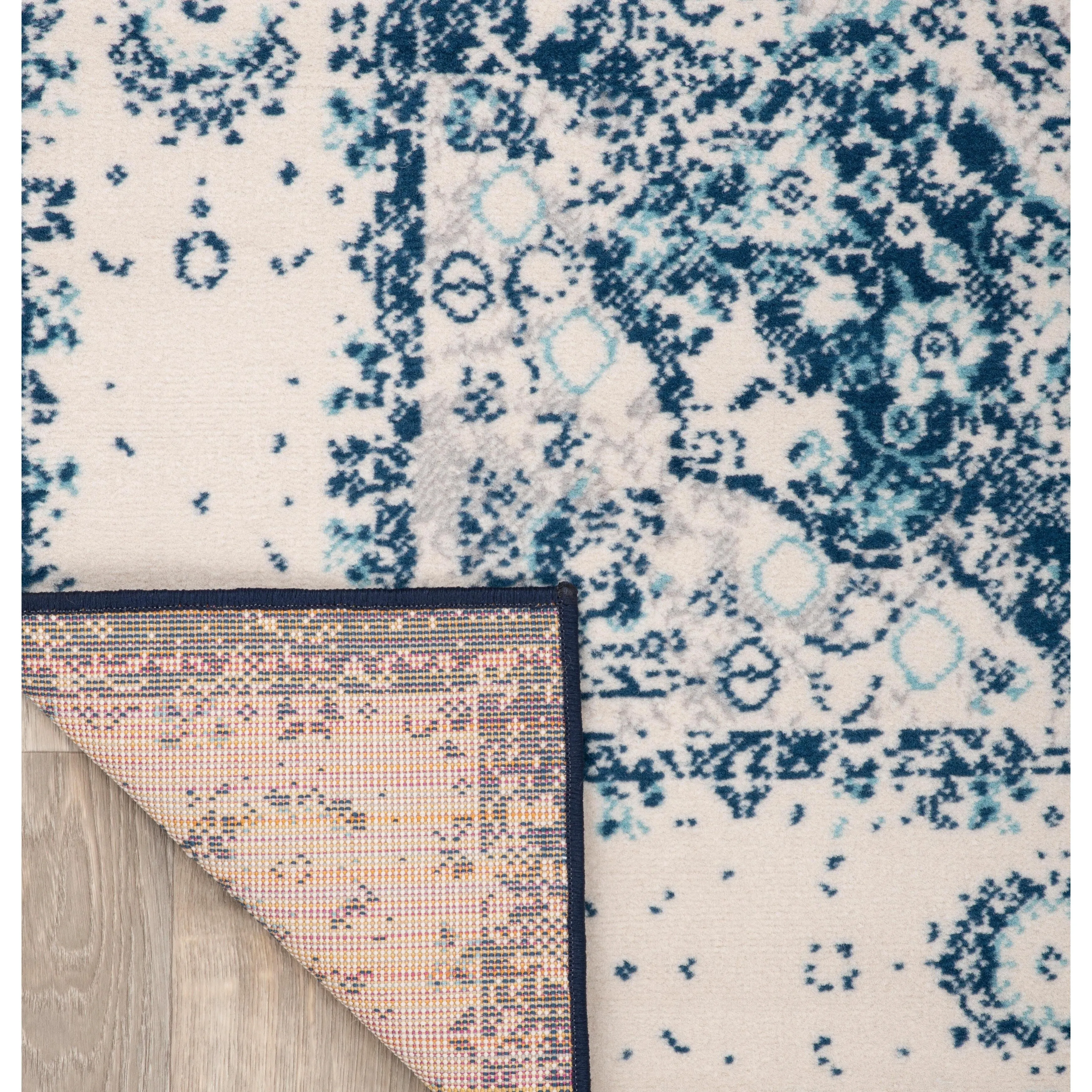 World Rug Gallery Vintage Oriental Distressed Medallion Rug