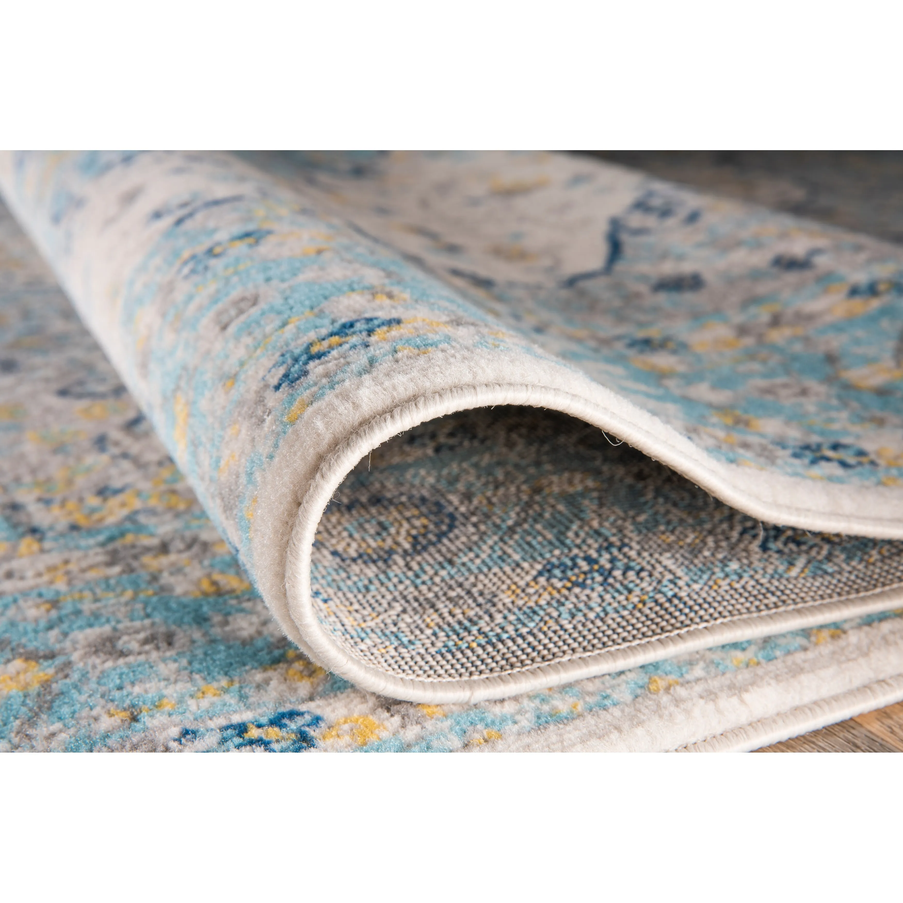 World Rug Gallery Vintage Oriental Distressed Medallion Rug
