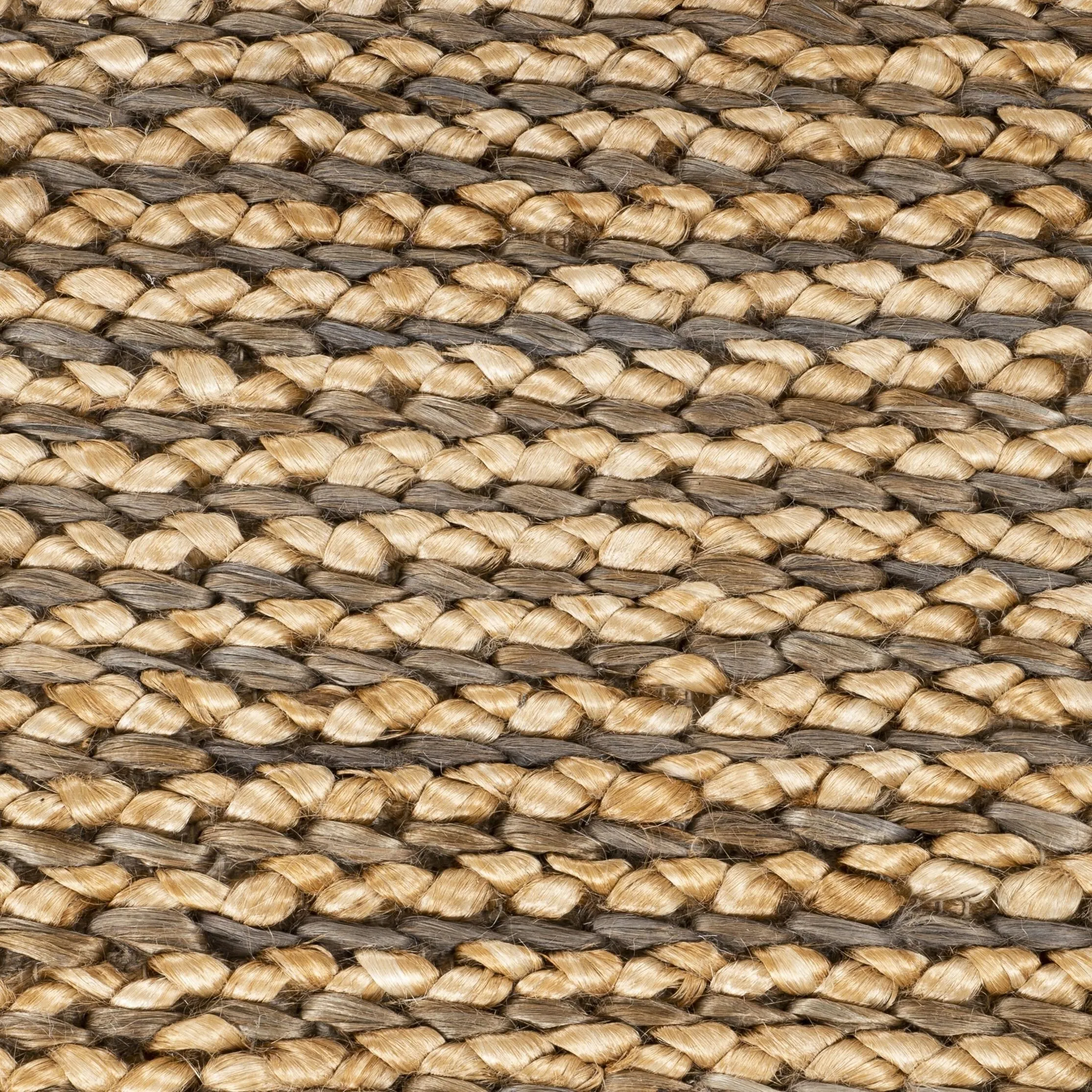 Zoha Jute Hand Woven Area Rug Solid Farmhouse For Bedroom & Kitchen